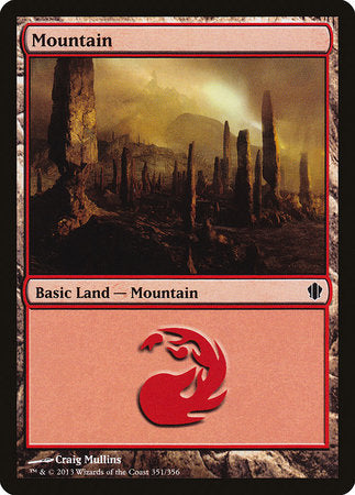 Mountain (351) [Commander 2013] | Dumpster Cat Games