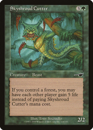 Skyshroud Cutter [Nemesis] | Dumpster Cat Games