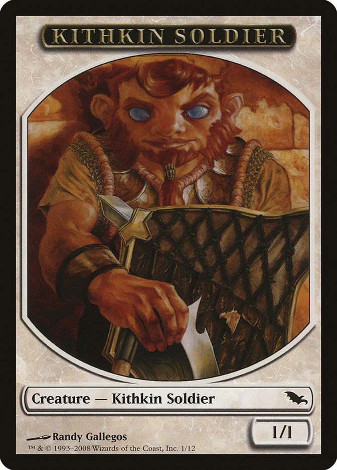 Kithkin Soldier [Shadowmoor Tokens] | Dumpster Cat Games