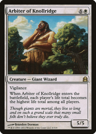 Arbiter of Knollridge [Commander 2011] | Dumpster Cat Games