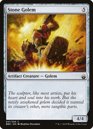 Stone Golem [Battlebond] | Dumpster Cat Games