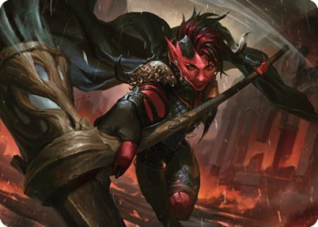 Karlach, Fury of Avernus Art Card (34) [Commander Legends: Battle for Baldur's Gate Art Series] | Dumpster Cat Games