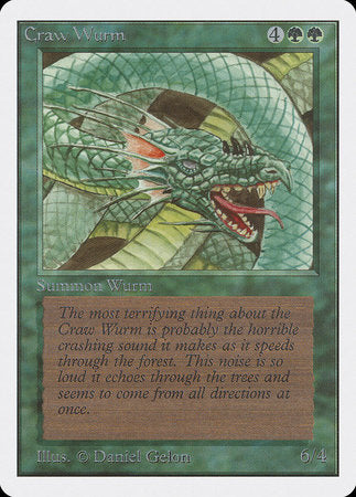 Craw Wurm [Unlimited Edition] | Dumpster Cat Games