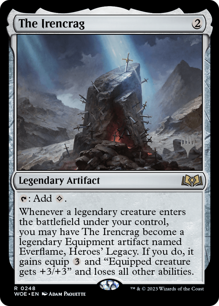 The Irencrag (Promo Pack) [Wilds of Eldraine Promos] | Dumpster Cat Games