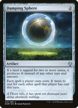 Damping Sphere [Dominaria] | Dumpster Cat Games