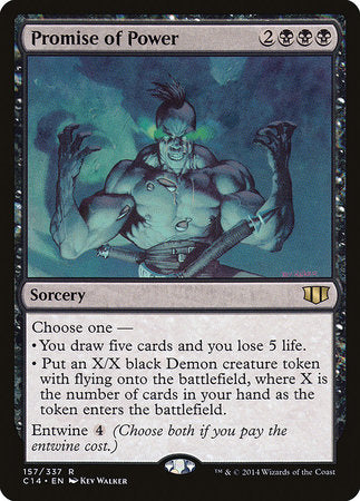 Promise of Power [Commander 2014] | Dumpster Cat Games