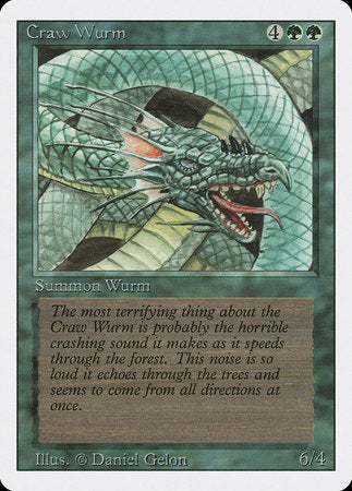 Craw Wurm [Revised Edition] | Dumpster Cat Games