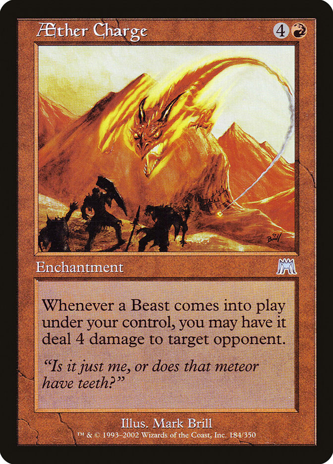 Aether Charge [Onslaught] | Dumpster Cat Games