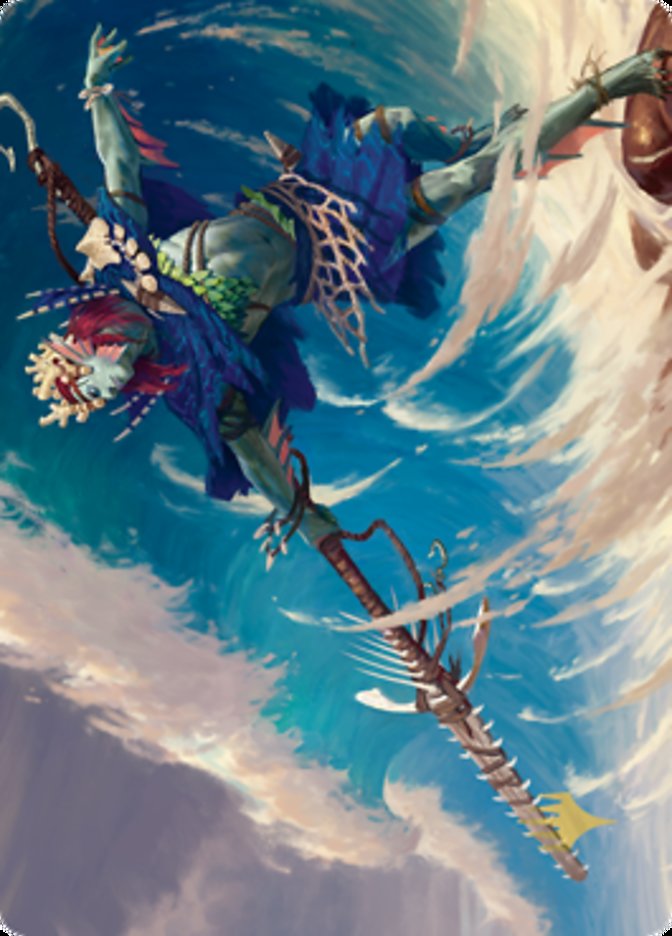 Tazeem Roilmage Art Card (Gold-Stamped Signature) [Zendikar Rising Art Series] | Dumpster Cat Games