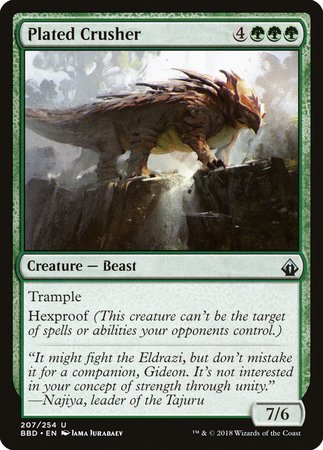 Plated Crusher [Battlebond] | Dumpster Cat Games