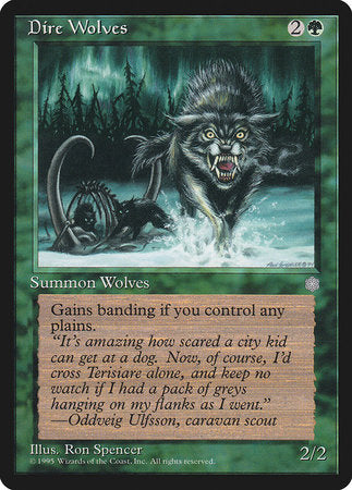 Dire Wolves [Ice Age] | Dumpster Cat Games