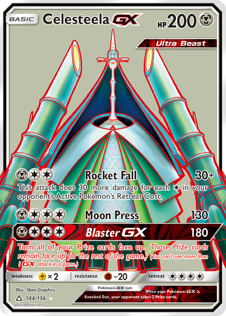 Celesteela GX (144/156) [Sun & Moon: Ultra Prism] | Dumpster Cat Games