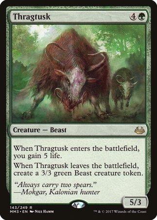 Thragtusk [Modern Masters 2017] | Dumpster Cat Games