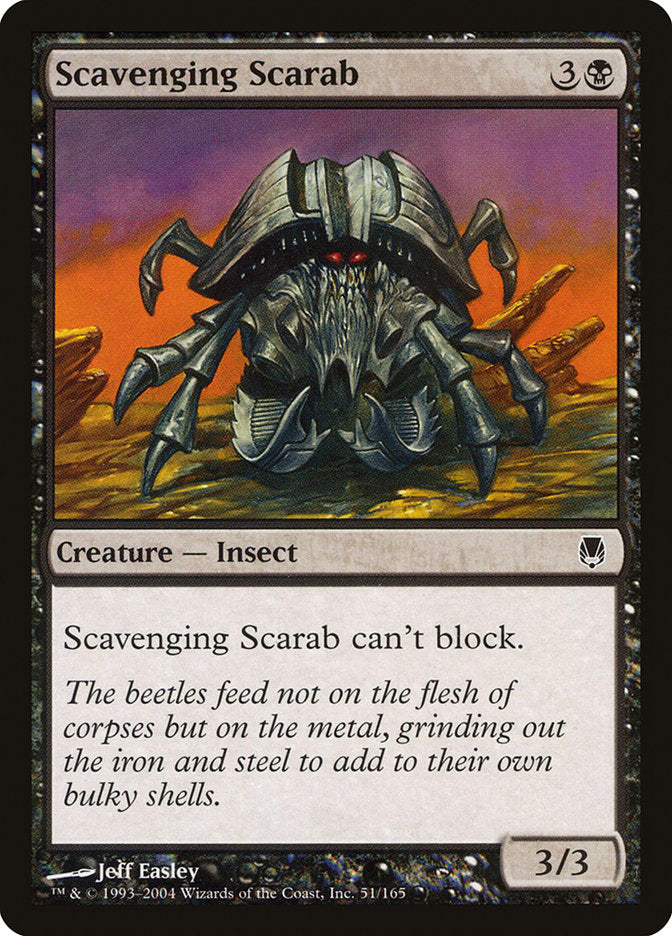 Scavenging Scarab [Darksteel] | Dumpster Cat Games