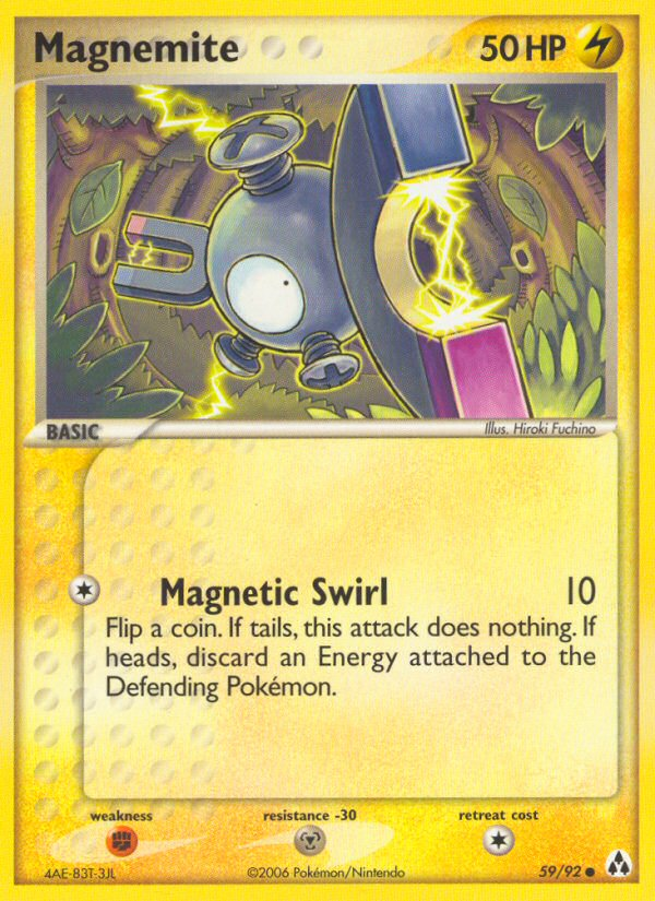 Magnemite (59/92) [EX: Legend Maker] | Dumpster Cat Games