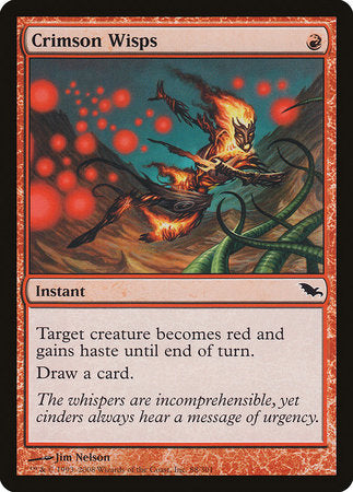 Crimson Wisps [Shadowmoor] | Dumpster Cat Games