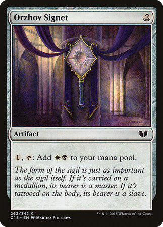 Orzhov Signet [Commander 2015] | Dumpster Cat Games