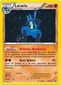 Lucario (80/113) (Cosmos Holo) [Black & White: Legendary Treasures] | Dumpster Cat Games