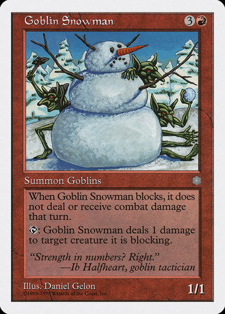 Goblin Snowman [Anthologies] | Dumpster Cat Games