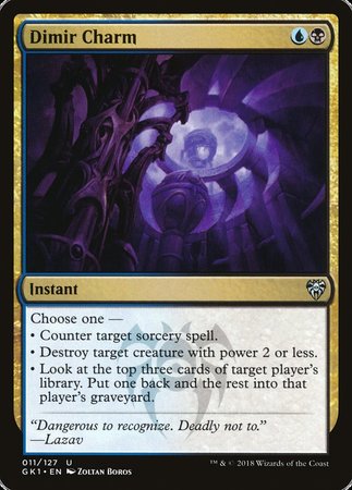 Dimir Charm [GRN Guild Kit] | Dumpster Cat Games
