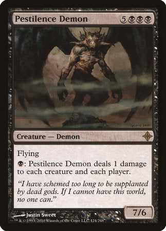 Pestilence Demon [Rise of the Eldrazi] | Dumpster Cat Games
