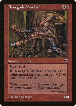 Renegade Warlord [Tempest] | Dumpster Cat Games