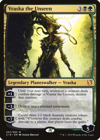 Vraska the Unseen [Commander 2019] | Dumpster Cat Games