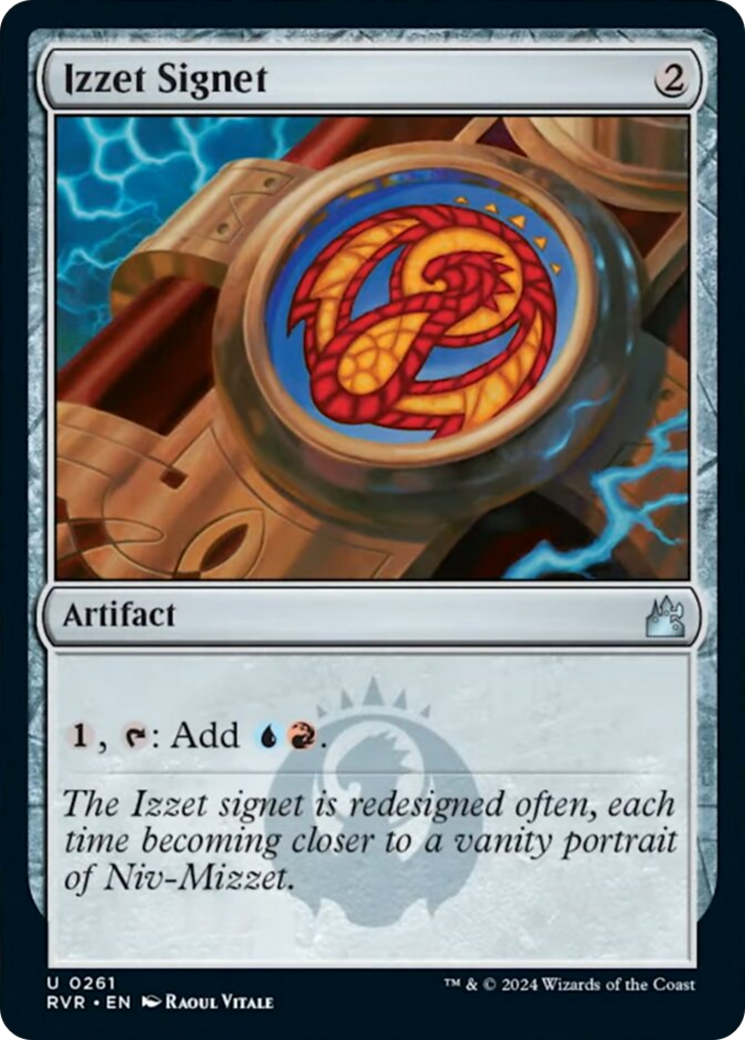 Izzet Signet [Ravnica Remastered] | Dumpster Cat Games