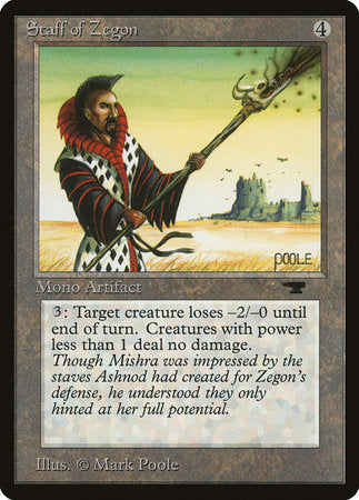 Staff of Zegon [Antiquities] | Dumpster Cat Games