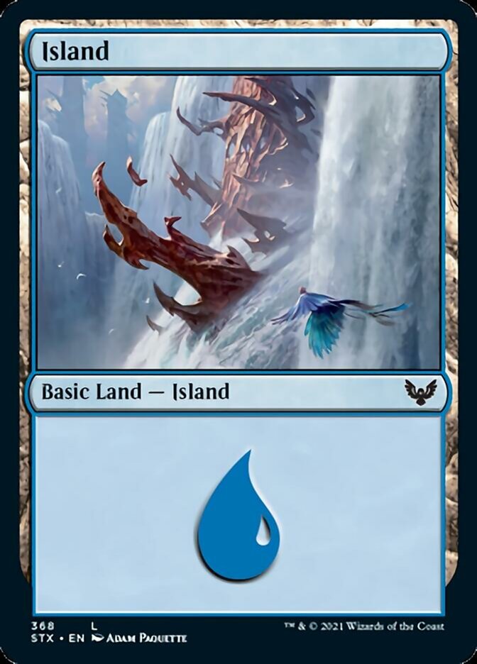 Island (#368) [Strixhaven: School of Mages] | Dumpster Cat Games