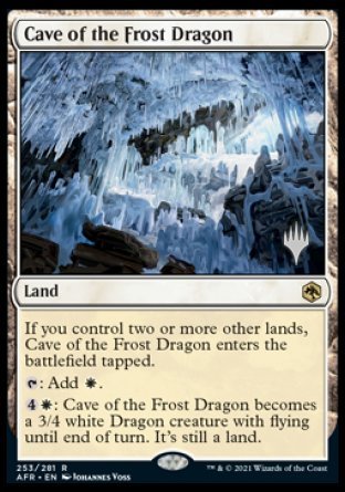 Cave of the Frost Dragon (Promo Pack) [Dungeons & Dragons: Adventures in the Forgotten Realms Promos] | Dumpster Cat Games