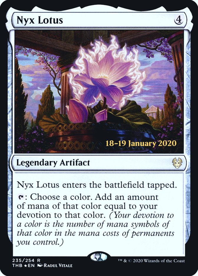 Nyx Lotus [Theros Beyond Death Prerelease Promos] | Dumpster Cat Games