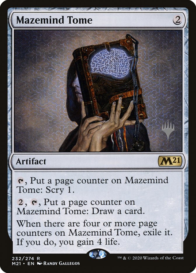 Mazemind Tome (Promo Pack) [Core Set 2021 Promos] | Dumpster Cat Games