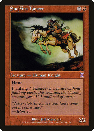 Suq'Ata Lancer [Time Spiral Timeshifted] | Dumpster Cat Games