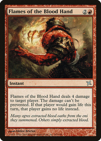 Flames of the Blood Hand [Betrayers of Kamigawa] | Dumpster Cat Games