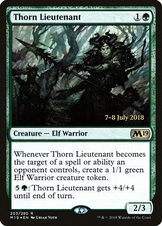 Thorn Lieutenant [Core Set 2019 Promos] | Dumpster Cat Games