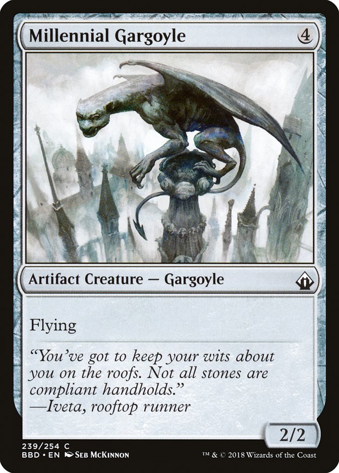 Millennial Gargoyle [Battlebond] | Dumpster Cat Games
