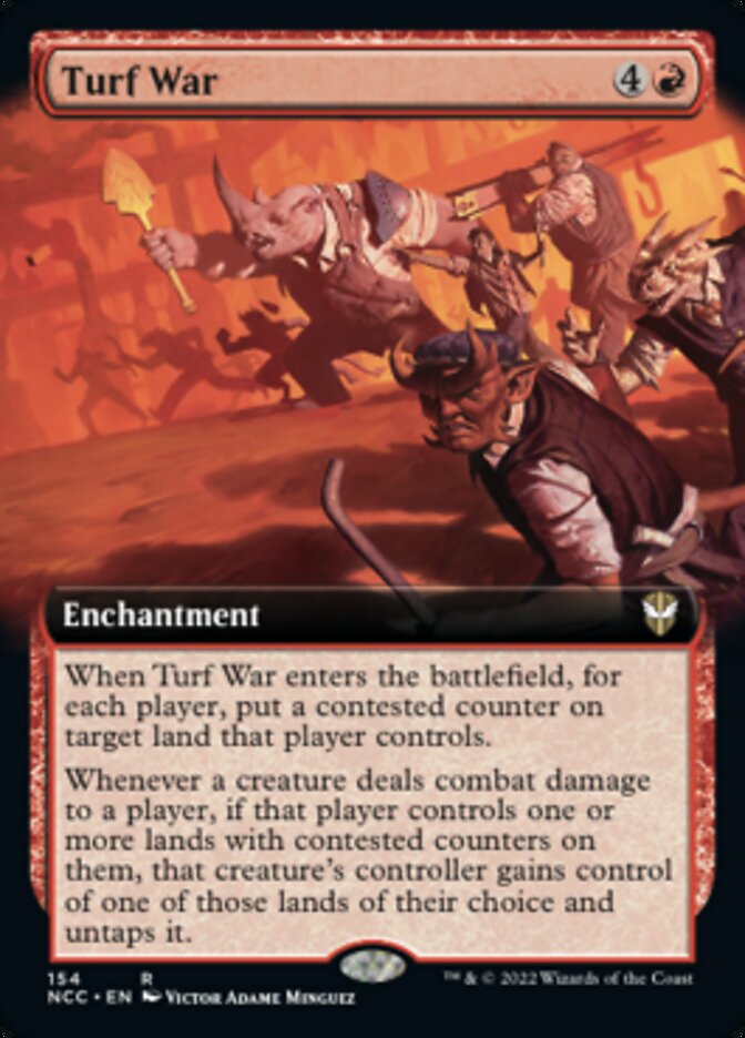 Turf War (Extended Art) [Streets of New Capenna Commander] | Dumpster Cat Games