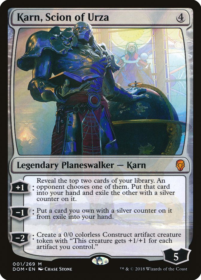 Karn, Scion of Urza [Dominaria] | Dumpster Cat Games