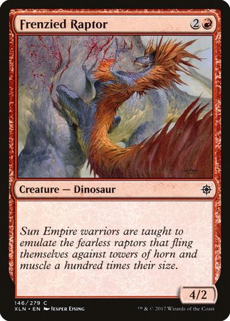 Frenzied Raptor [Ixalan] | Dumpster Cat Games