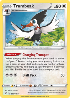 Trumbeak (144/185) [Sword & Shield: Vivid Voltage] | Dumpster Cat Games