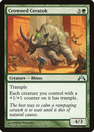 Crowned Ceratok [Gatecrash] | Dumpster Cat Games