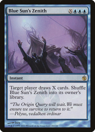 Blue Sun's Zenith [Mirrodin Besieged] | Dumpster Cat Games