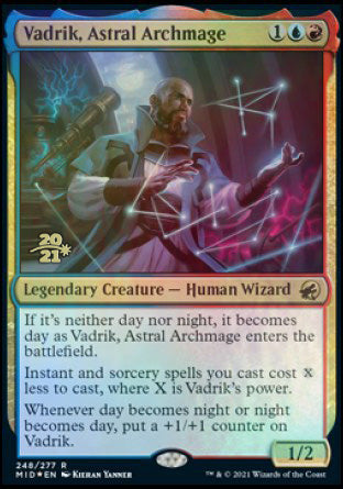 Vadrik, Astral Archmage [Innistrad: Midnight Hunt Prerelease Promos] | Dumpster Cat Games