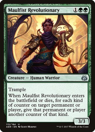 Maulfist Revolutionary [Aether Revolt] | Dumpster Cat Games