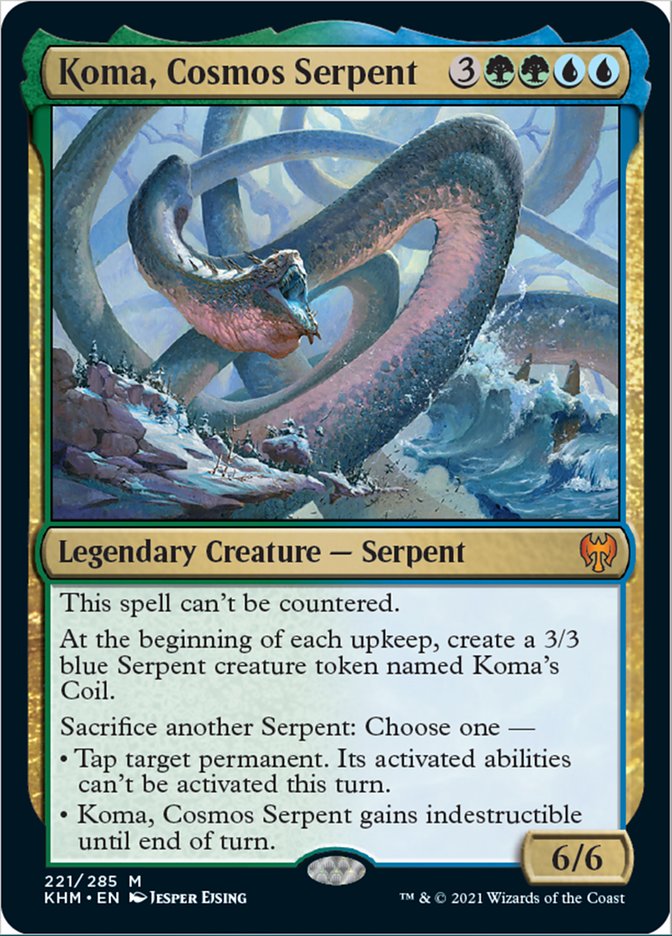 Koma, Cosmos Serpent [Kaldheim] | Dumpster Cat Games