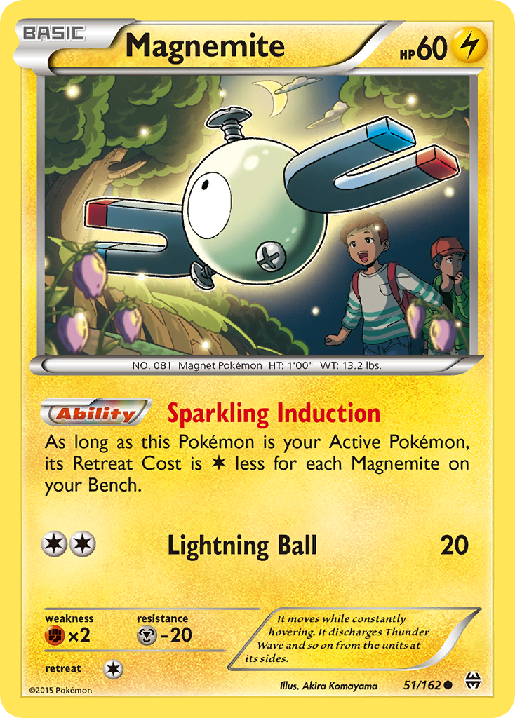 Magnemite (51/162) [XY: BREAKthrough] | Dumpster Cat Games
