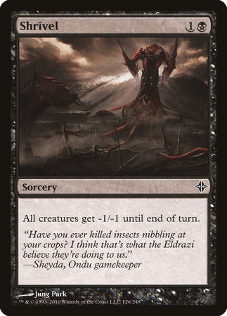 Shrivel [Rise of the Eldrazi] | Dumpster Cat Games