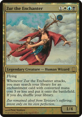 Zur the Enchanter (Commander's Arsenal) [Commander's Arsenal Oversized] | Dumpster Cat Games