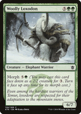 Woolly Loxodon [Khans of Tarkir] | Dumpster Cat Games